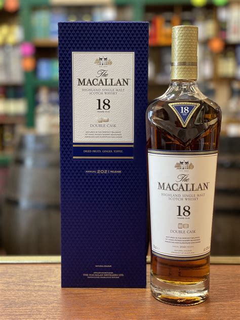macallan 18 years double cask old 2021 release single malt scotch whisky 70cl the whisky shop