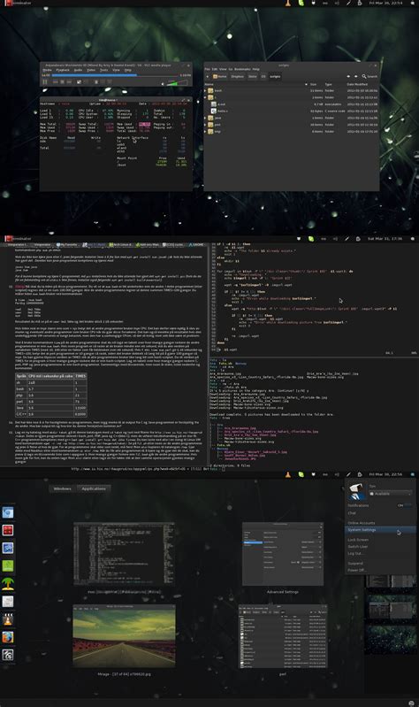 Arch Linux Desktop Gnome 3 Dark By Kjeksomanen On Deviantart