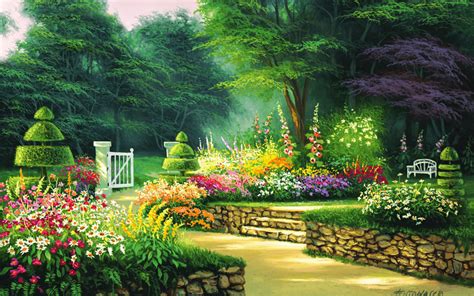 Anime Garden Background Hd Images Hd Wallpapers