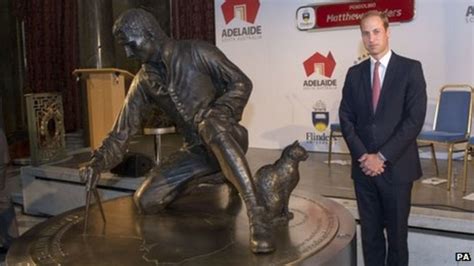 Prince William Unveils Statue Of Australia Explorer Matthew Flinders