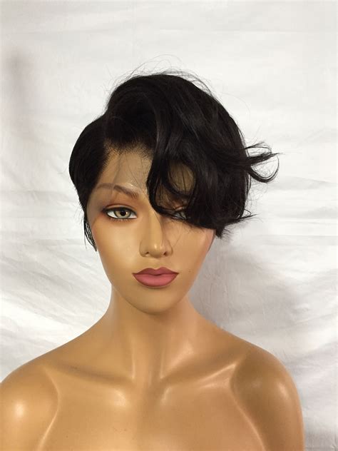 Pixie Wig Lace Short Cut Wigs Real Human Hair Wig Firstgoldhair