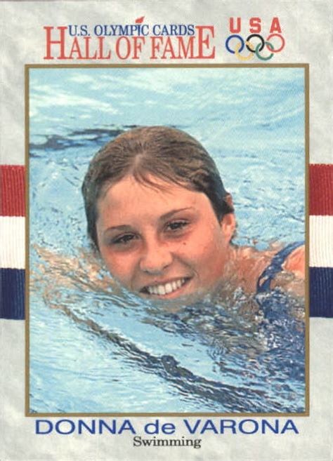 1991 Impel Us Olympic Hall Of Fame 37 Donna De Varona Nm Mt