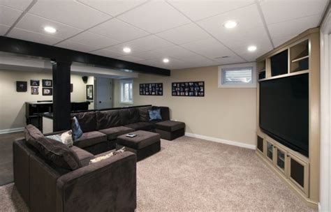 Drop ceiling tiles are very simple but classic looking. 17+ Basement Lighting Designs, Ideas | Design Trends ...