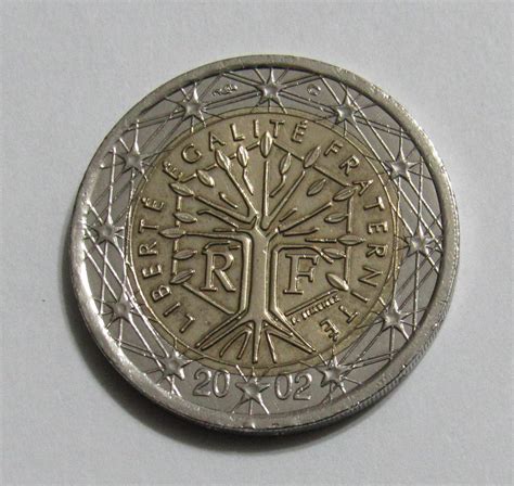 2002 France 2 Euro For Sale Buy Now Online Item 293100