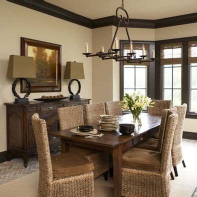 Light cream color wall paint. Love the dark wood with the light walls | Home, Dark wood ...