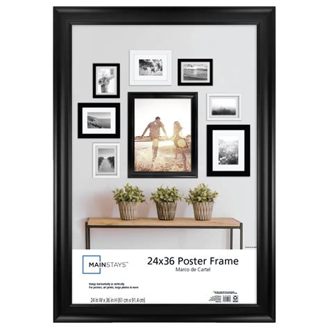 Mainstays 24 X 36 Wide Poster And Wall Frame Black