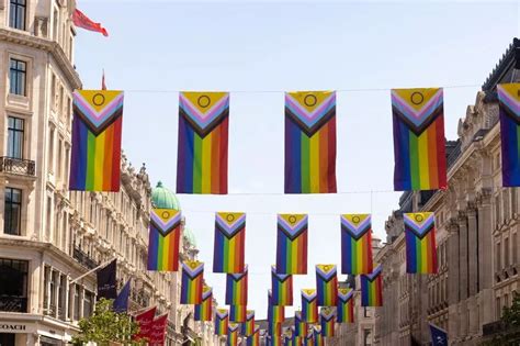 Regent Street Transformed With Progress Pride Flags As City Gears Up
