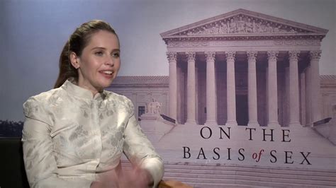 Watch Felicity Jones Talks About Meeting Ruth Bader Ginsburg For “on The Basis Of Sex” Youtube