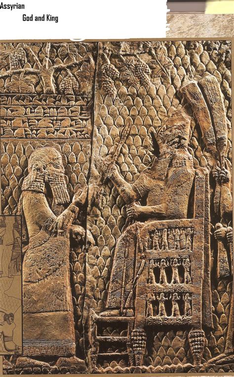 A Assyrian Artefact Of Giant Alien God Ashur Seated Ancient