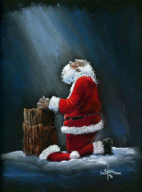 39 Santa Kneeling To Jesus Ideas Santa Kneeling Santa Christmas