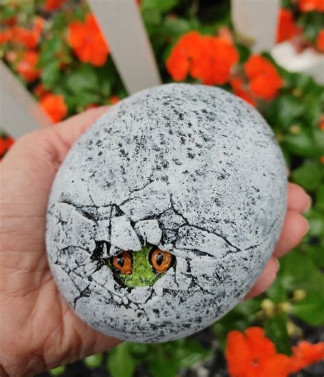 Concrete Dragon Egg With Peeping Dragon Cement Dragon Etsy
