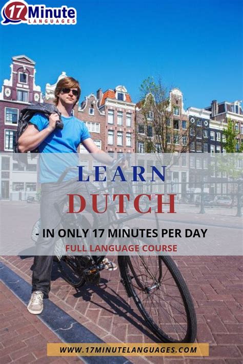 learn dutch in only 17 minutes per day full language course learn