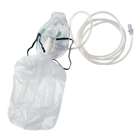 Adult High Concentration Non Rebreathing Oxygen Mask Bag And Tubing