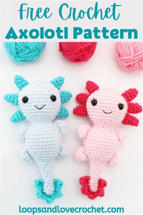 Axolotl Amigurumi Free Crochet Pattern 2022