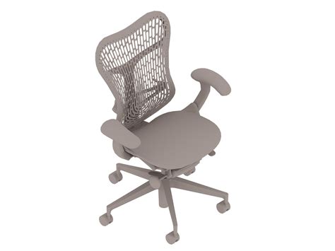 Mirra 2 Chairpolymer Backfixed Arms 3d Product Models Herman Miller