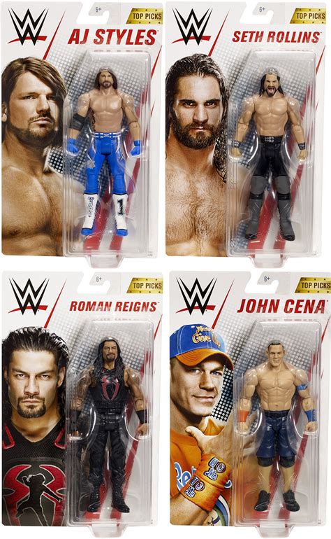Wwe Series Top Talent 2018 Complete Set Of 4 Toy Wrestling Action