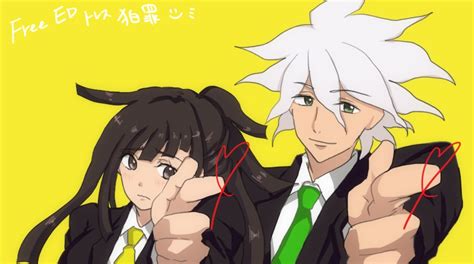 Future Foundation Nagito And Mikan Rdanganronpa