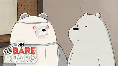 we bare bears ice bear and his butler robot cartoon network acordes chordify