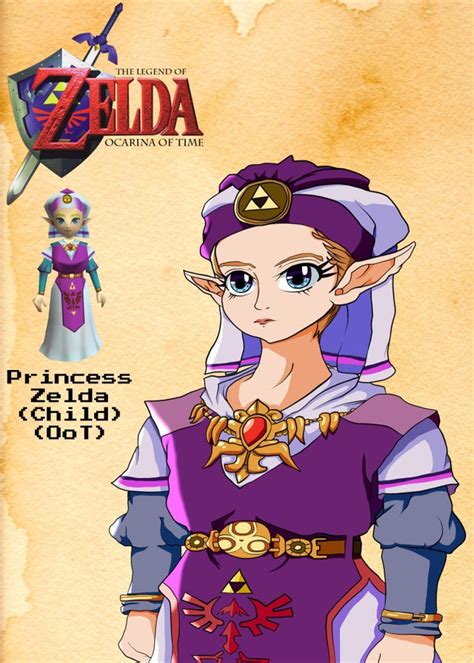 Oot Princess Zelda Child Ocarina Of Time Fan Art Zelda