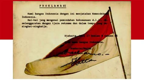 Mengenang Proklamasi Kemerdekaan Indonesia YouTube