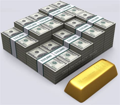 Gold Visualized In Bullion Bars