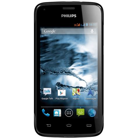 Telefon Mobil Philips Xenium W3568 Dual Sim Black Emagro