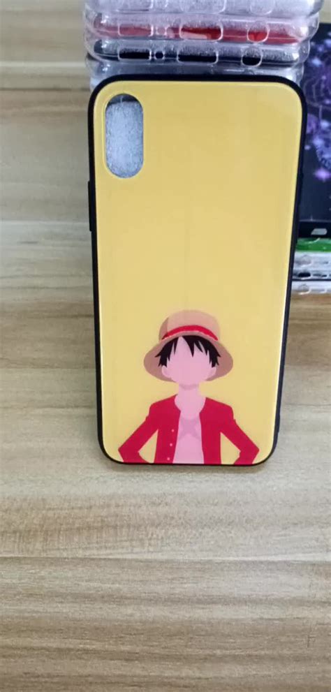 custom print anime aesthetic phone case  iphone   pro xr xs max tempered glass tpu case