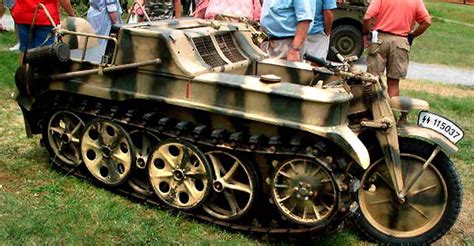 Kettenkraftrad Wwii German Tracked Motorcycle All Terrain Vehicle 1940