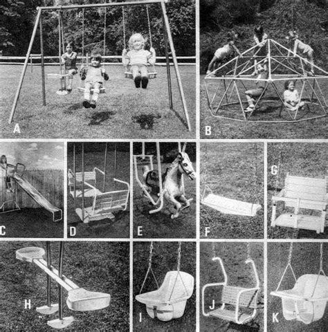 Check Out These 36 Vintage Metal Swing Sets That Offered Backyard Fun