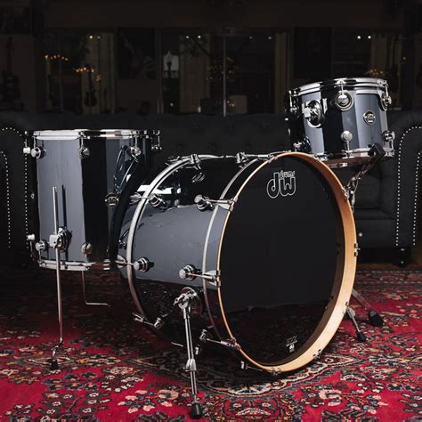 Dw Performance Series 131624 3pc Drum Kit Chrome Shadow Dw Drums Drum Kits Drum Shop