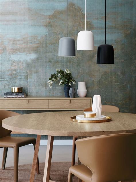 This kitchen showcases redwood cabinetry and a breakfast bar over rich wood plank. Clayton Ceramic Pendant in Grey in 2020 | Country kitchen ...
