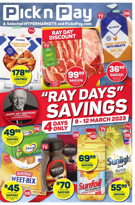 Pick N Pay Specials 9 March 2023 Pick N Pay Catalogue Rayday