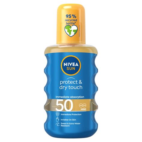 Buy Nivea Sun Protect Dry Touch Cooling Sun Spray Ml Water Resistant Spf Sun Cream