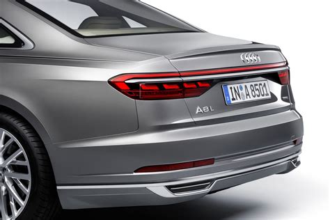 Audi A8 Rear End And Tail Lights Car Body Design