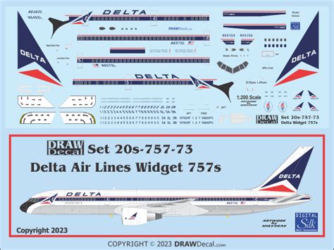Delta Air Lines Widget 737 200s Ph