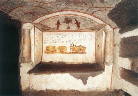 Murals In The Catacombs Of Priscilla Rome 2nd 3rd Centuries