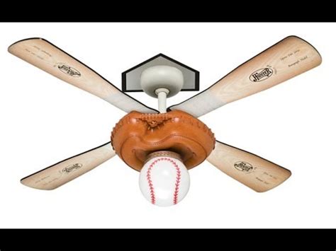 It is a hand crafted ceiling fan perfect for any child's room customers who viewed this product also viewed. Hunter Baseball Ceiling Fan - YouTube