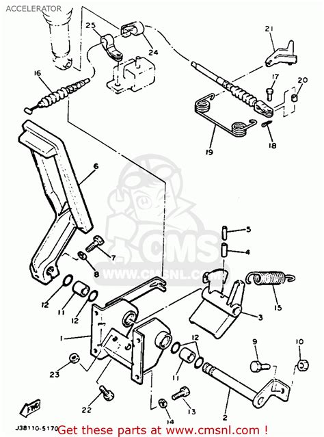 Read and print pages directly from the cd. Yamaha G9-ah Golf Buggy 1992 Accelerator - schematic partsfiche