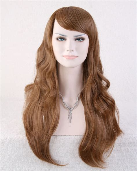 Ohyes 2015 New Arrival Stunning Beautiful Long Brown Curly Wave Wig