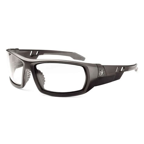Skullerz Clear Lens Matte Black Safety Glasses Odin The Home Depot