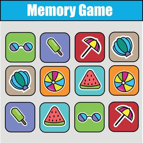 Memory Spiel Stock Vektoren Und Grafiken Istock