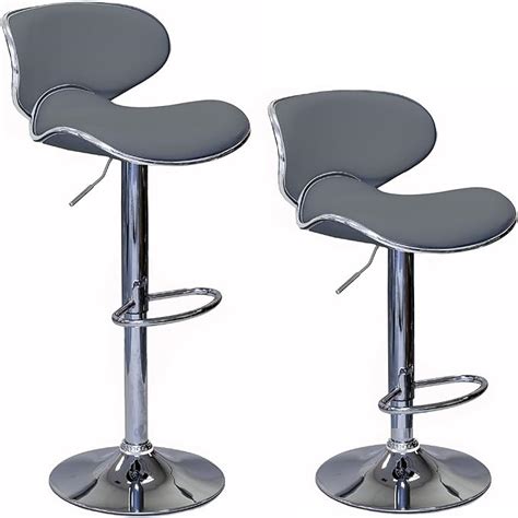 Viscologic Series Oasis Adjustable Height Bar Stool Chair With Back