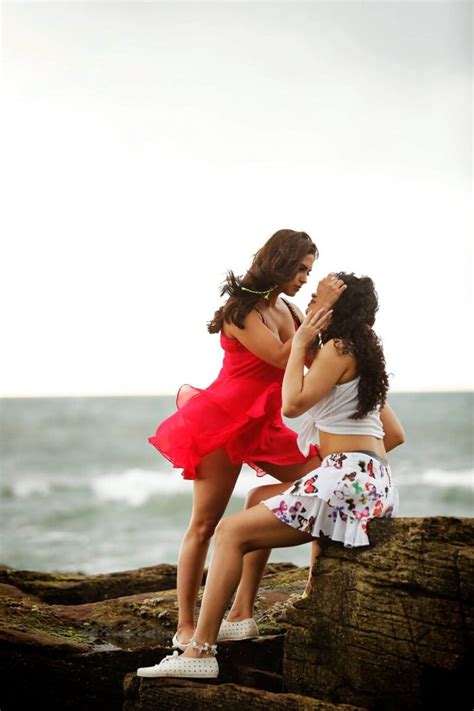 Apsara Rani And Naina Ganguly Lesbian Photoshoot From Dangerous
