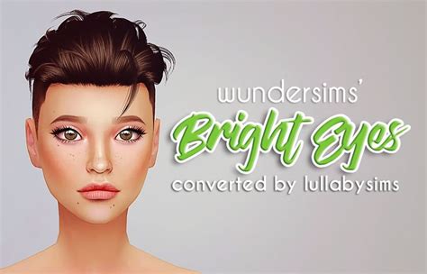 Lullabysims Bright Eyes Contacts For Ts4 Wundersims Conversion