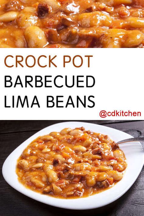 Crock Pot Barbecued Lima Beans Recipe