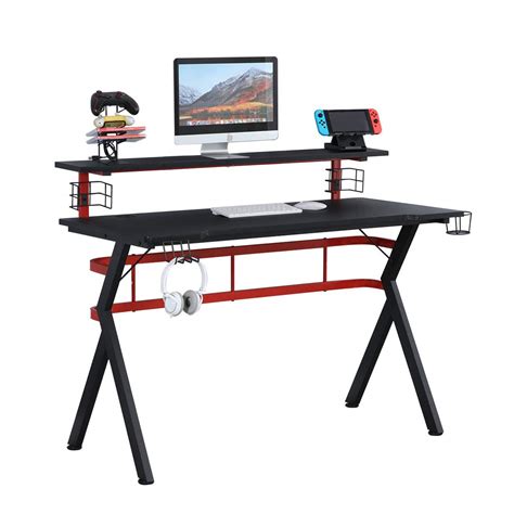 Buy Yoleny Computer Desk 47 Inch Gaming Desk Professional Gamer Desk