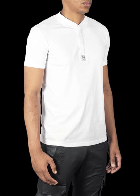 White Collar T Shirt