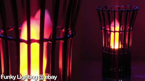 Silk Flame Fire Light Bamboo Vase Youtube