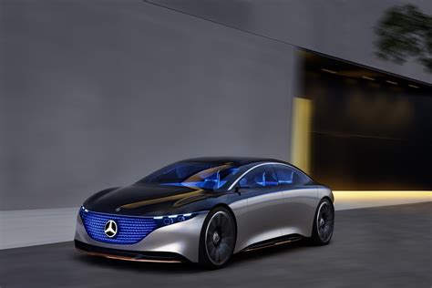 Sleek Mercedes Eqs Electric Sedan Concept With Miles Range Revealed