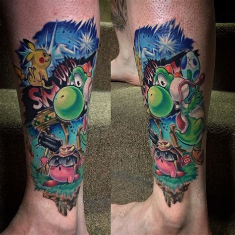 Super Smash Bros Tattoo By Frank Miller Tattoos Frank Miller Tattoo